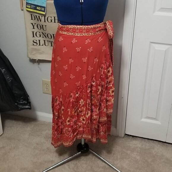 Spell and the Gypsy Collective SAMPLE Joni Wrap Skirt S NWT